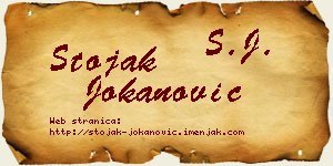 Stojak Jokanović vizit kartica